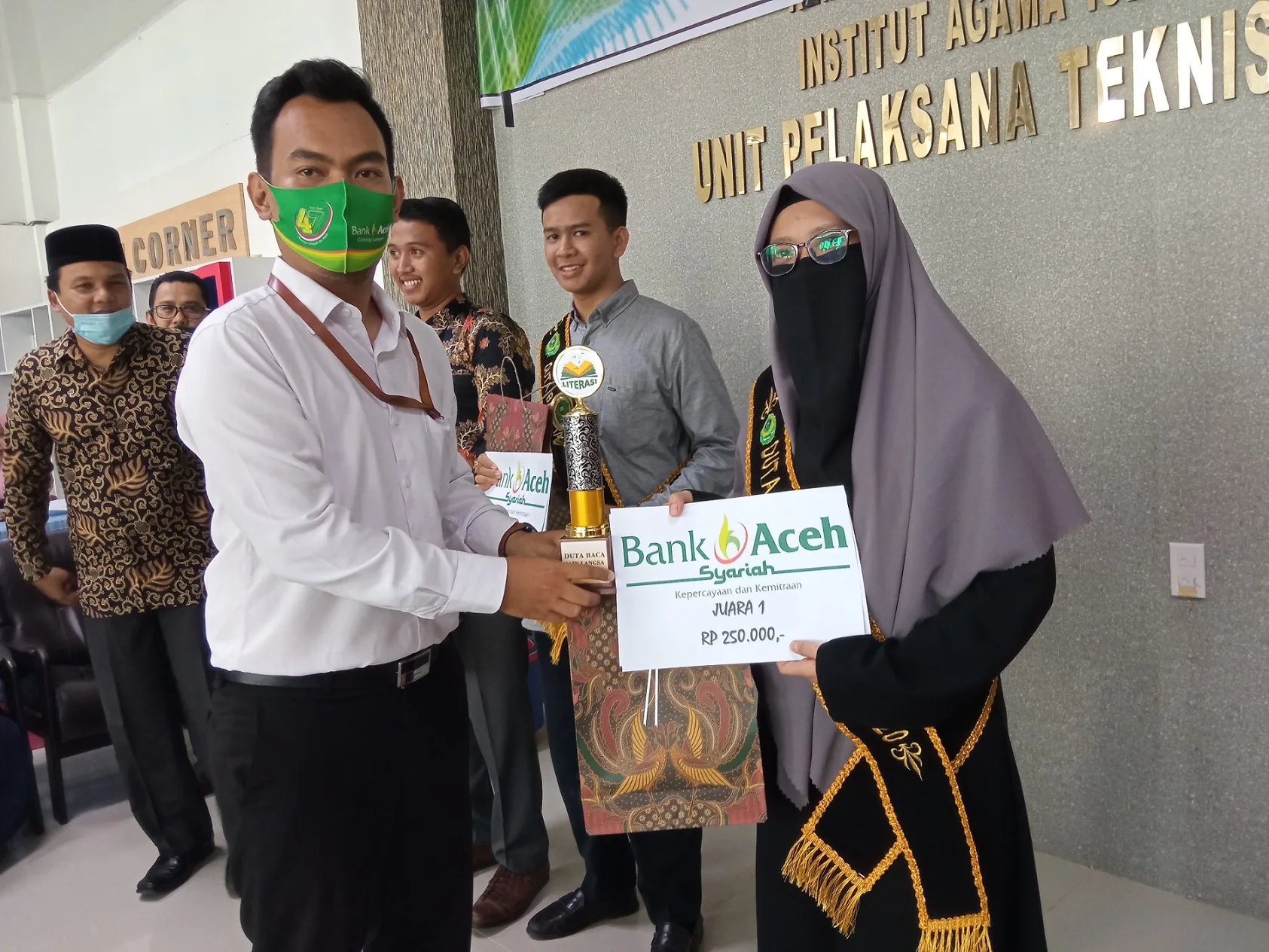 Cindi Natalis Sebagai Duta Baca IAIN Langsa, FTIK Jadi Juara Umum