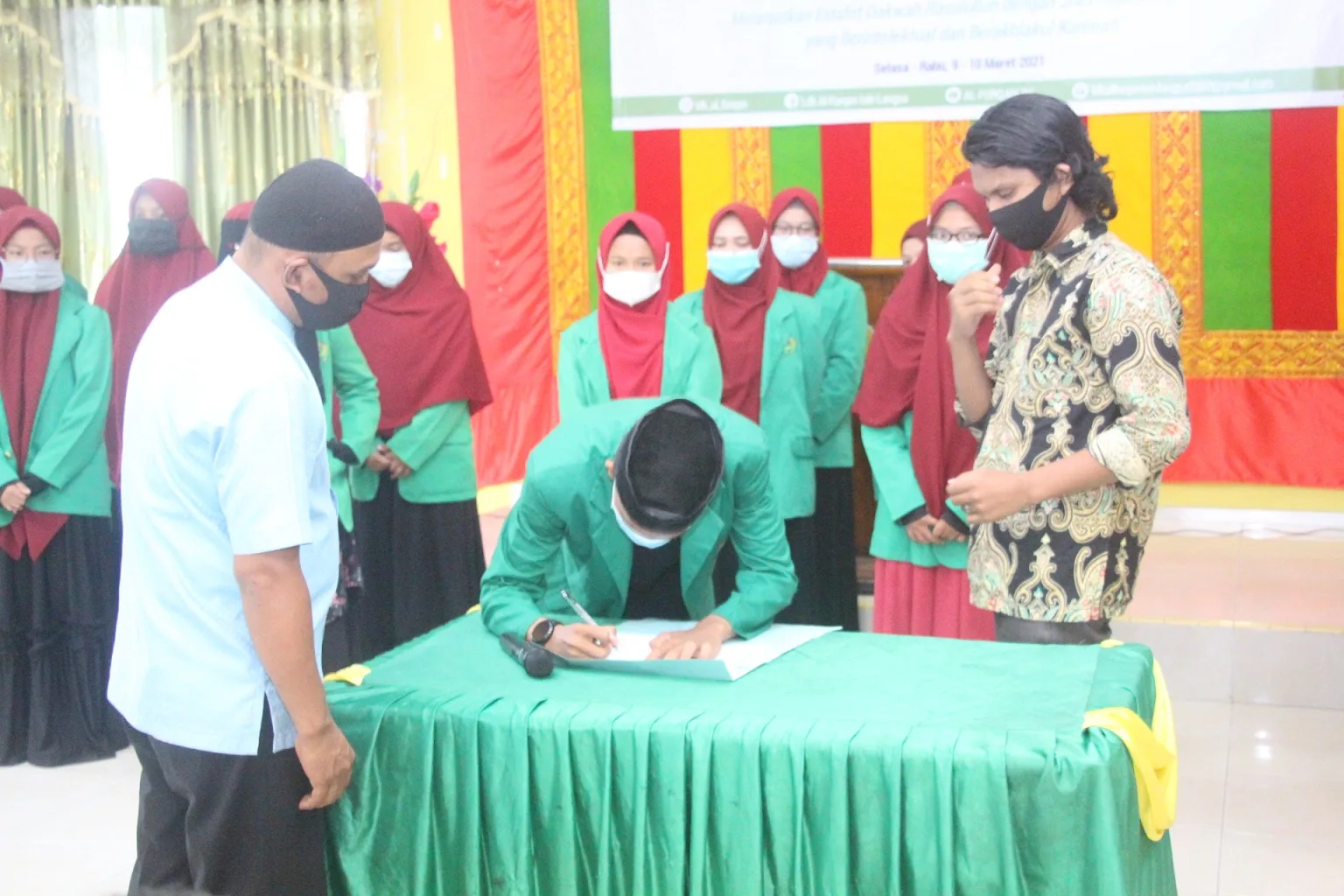 Pengukuhan Pengurus LDK Al-Furqan IAIN Langsa Tahun 2021