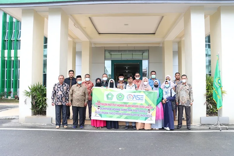  Rektor Lepas Kontingen IAIN Langsa Untuk Ikuti OASE I PTKI Nasional