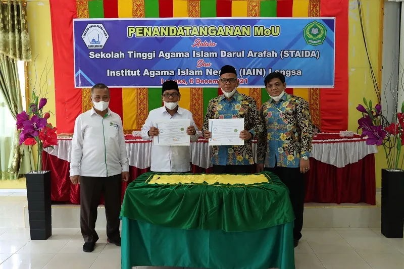 IAIN Langsa – STAIDA Deli Serdang Teken MoU