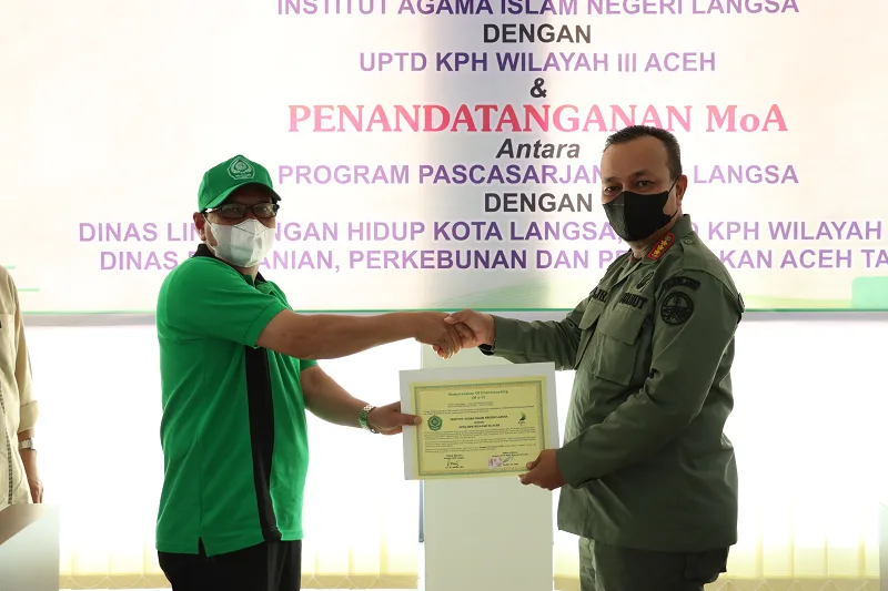 IAIN Langsa – UPTD KPH Wilayah III Aceh Jalin Kerjasama