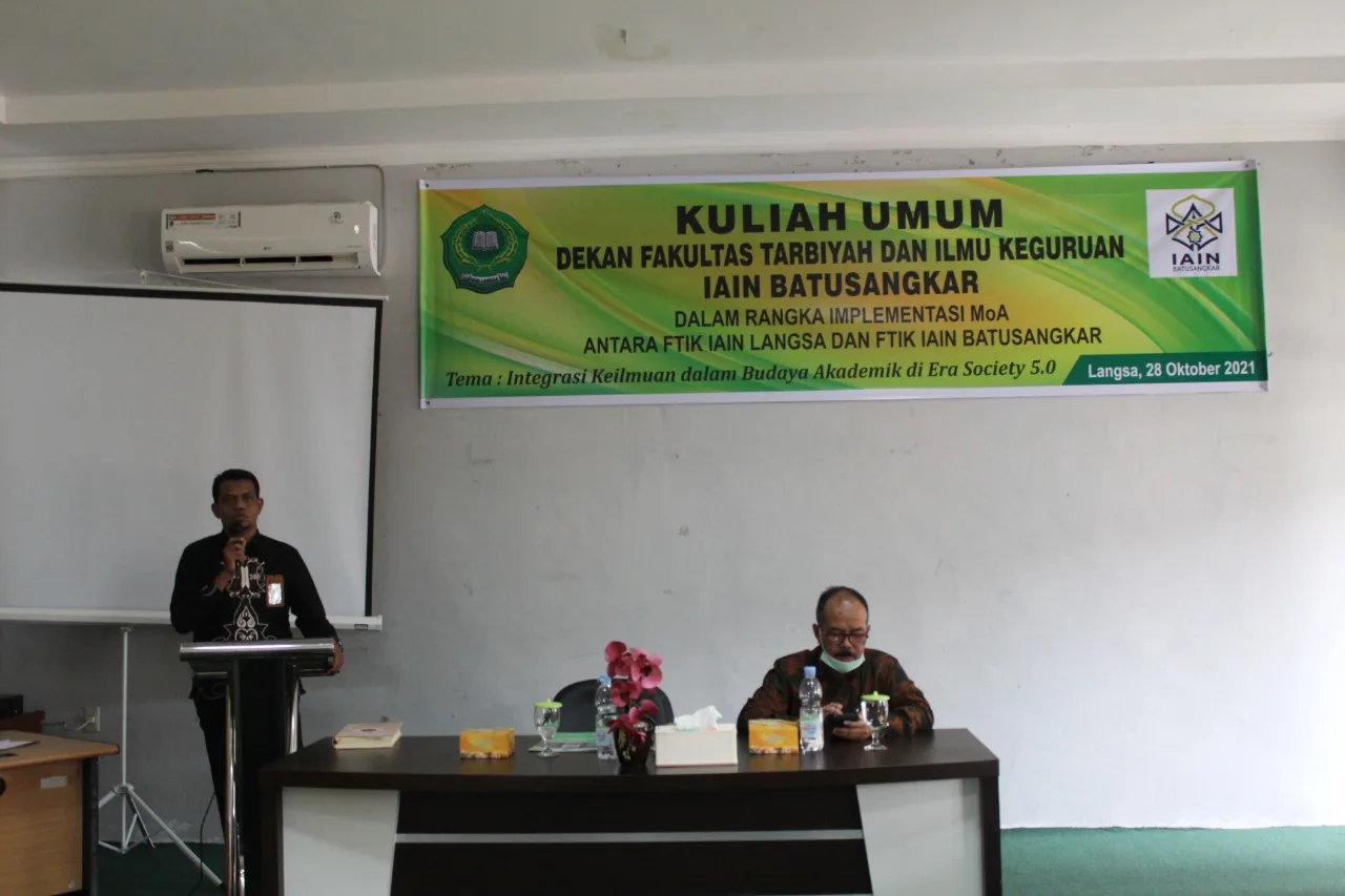 FTIK IAIN Langsa Gelar Kuliah Umum