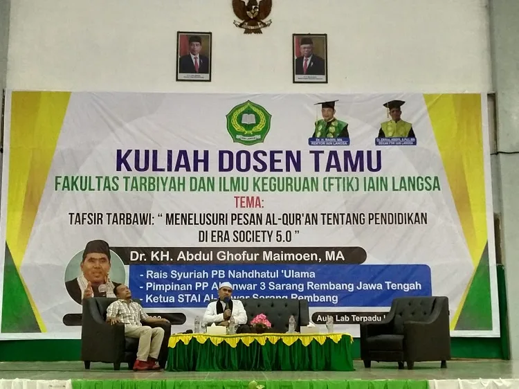 Rais Syuriah PB NU Beri Kuliah Umum di IAIN Langsa