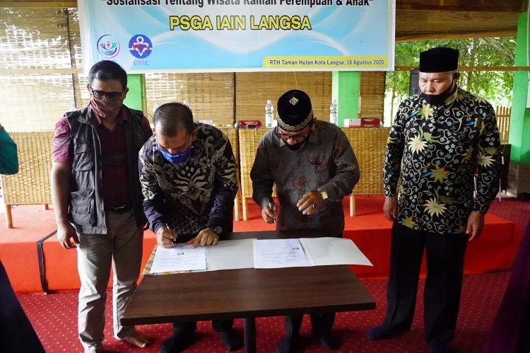 Wujudkan Wisata Ramah Perempuan dan Anak, PT. PEKOLA - IAIN Langsa Teken MoU