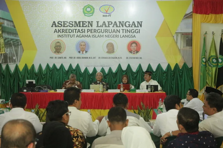Tim Asesor BAN - PT Lakukan Asesmen Lapangan di IAIN Langsa