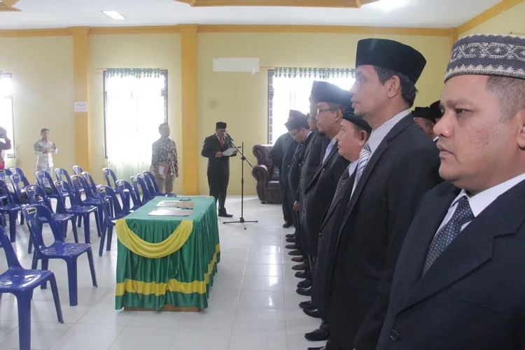 Rektor IAIN Langsa Lantik Pejabat Fungsional