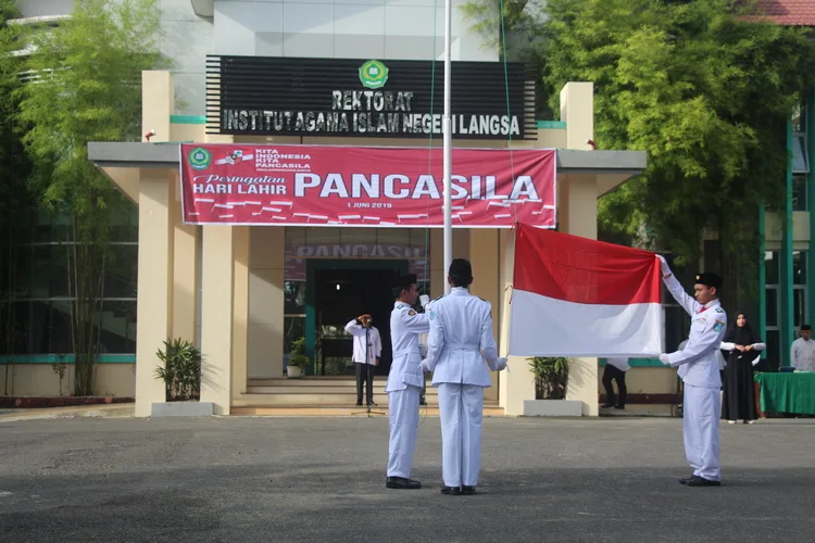 Upacara Peringatan Harlah Pancasila Di IAIN Langsa Berlangsung Khitmad