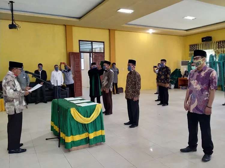 Rektor IAIN Langsa Lantik Tiga Pejabat