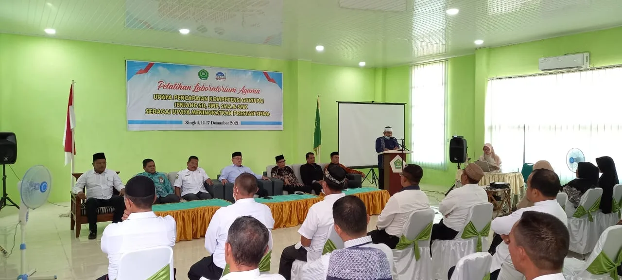 FTIK IAIN Langsa Beri Pelatihan Laboratorium Bagi Guru PAI Aceh Singkil
