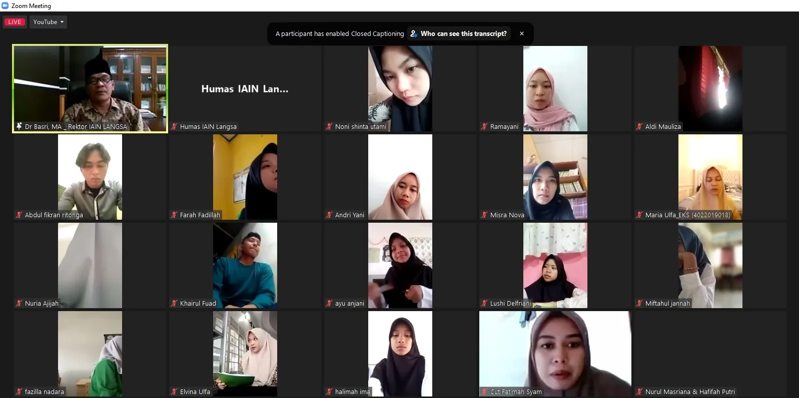 579 Mahasiswa IAIN Langsa Ikuti Pembekalan KKN