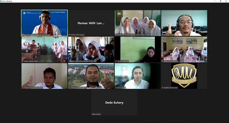 Berikan Akses Pemerataan Pendidikan Tinggi, IAIN Langsa Sosialisasi PMB Untuk Siswa Aceh Tenggara dan Simeulue