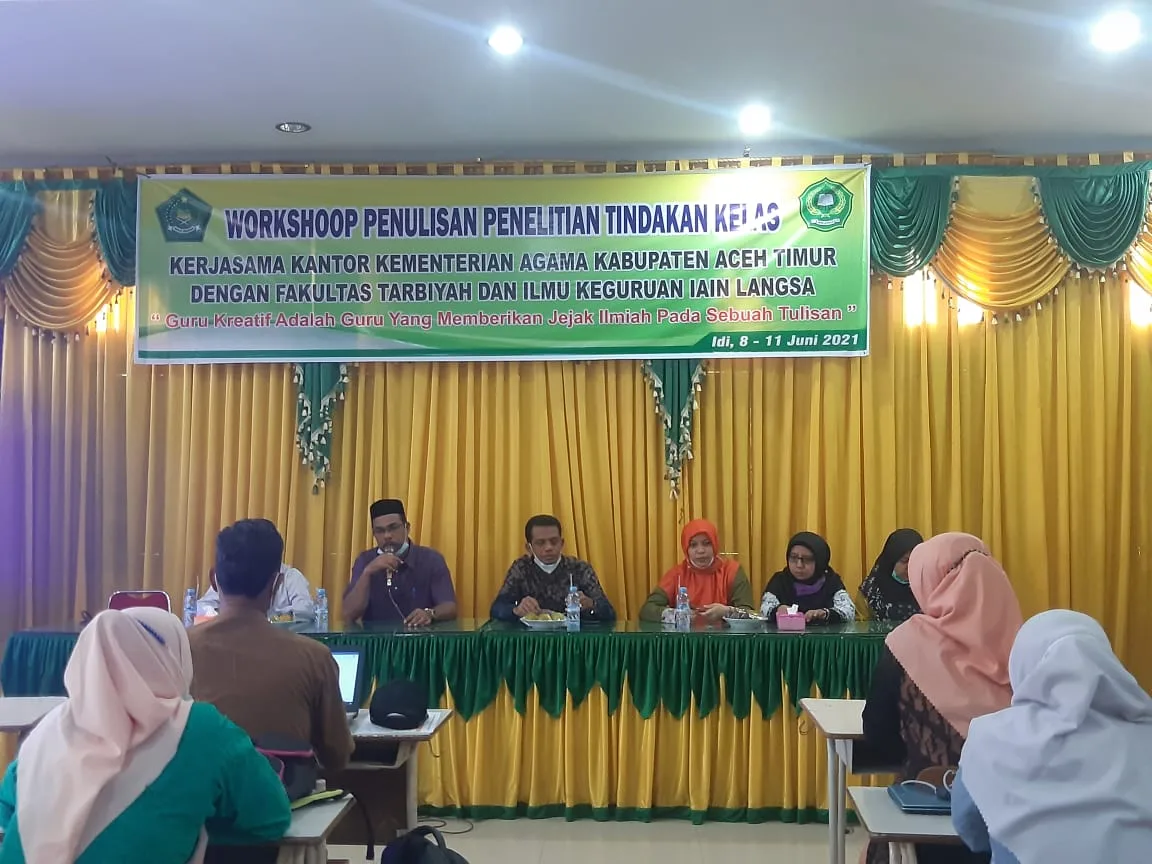 FTIK IAIN Langsa Laksanakan Workshop Penulisan Penelitian Tindakan Kelas