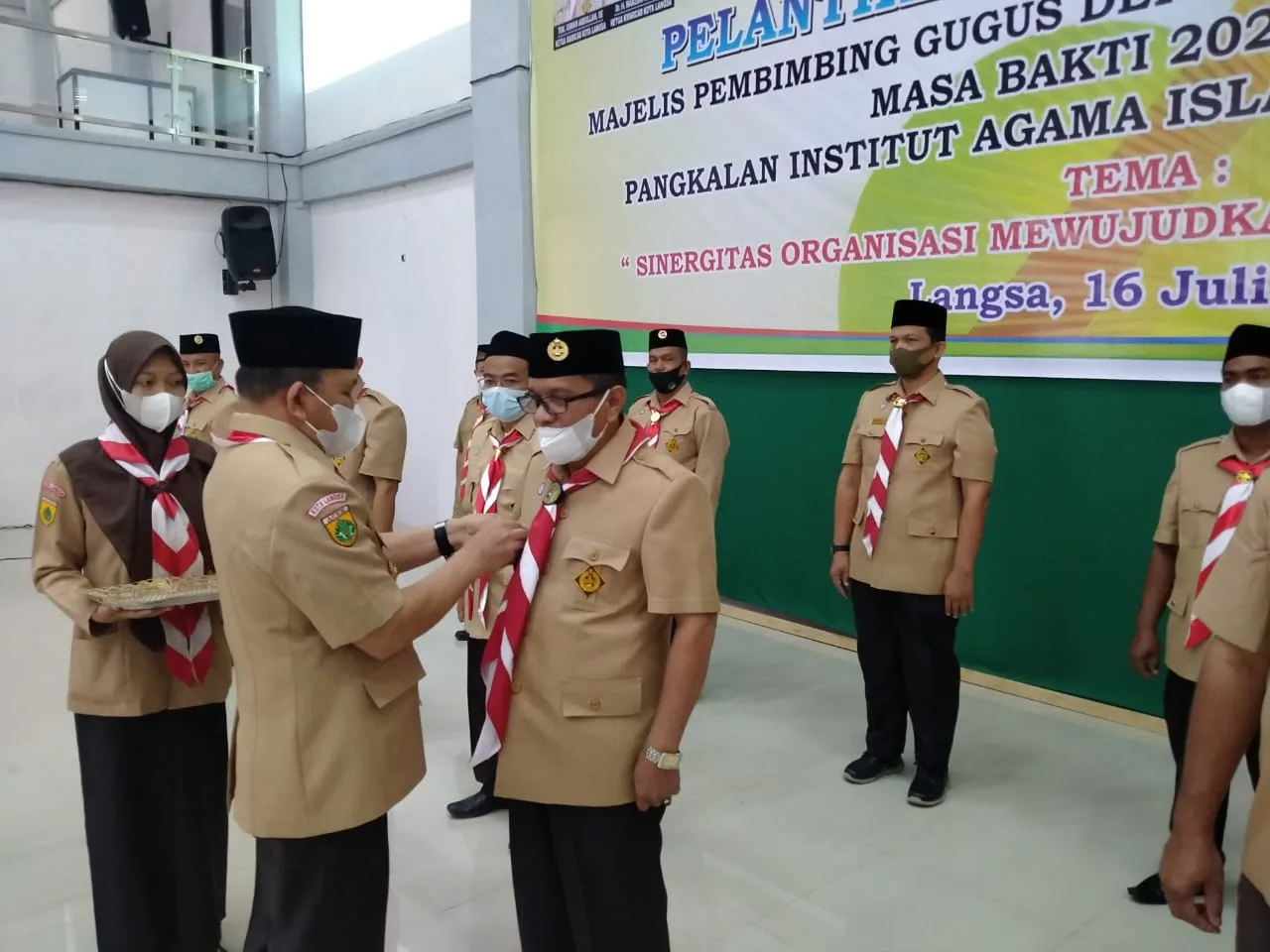 Mabigus dan Pembina Gudep Pramuka IAIN Langsa Dilantik