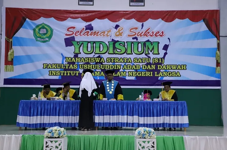84 Mahasiswa FUAD IAIN Langsa Ikuti Yudisium