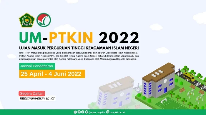 Segera Daftar, Tiga Hari Lagi Pendaftaran UM-PTKIN 2022 Akan Ditutup