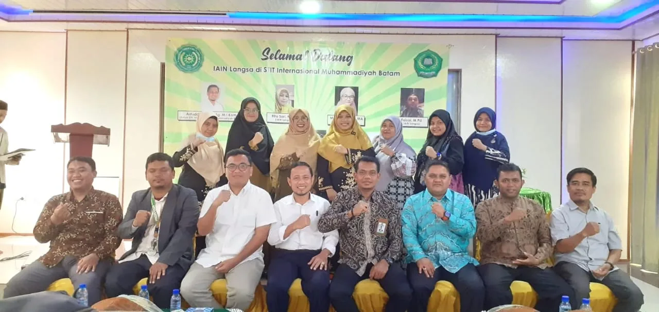 FTIK IAIN Langsa Bersama STIT Internasional Muhammadiyah Batam Bahas Borang Akreditasi 9 Kriteria dan LAMDIK