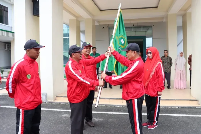 Rektor IAIN Langsa Lepas Kontingen PESONA I ke Bandung