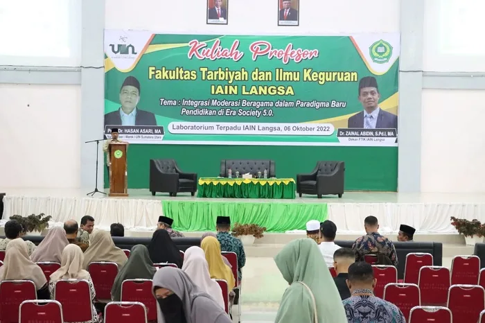 FTIK IAIN Langsa Gelar Kuliah Profesor Moderasi Beragama