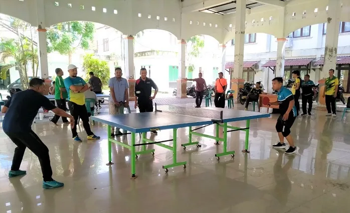 Pertandingan Tenis Meja Meriahkan Milad Ke 42 IAIN Langsa
