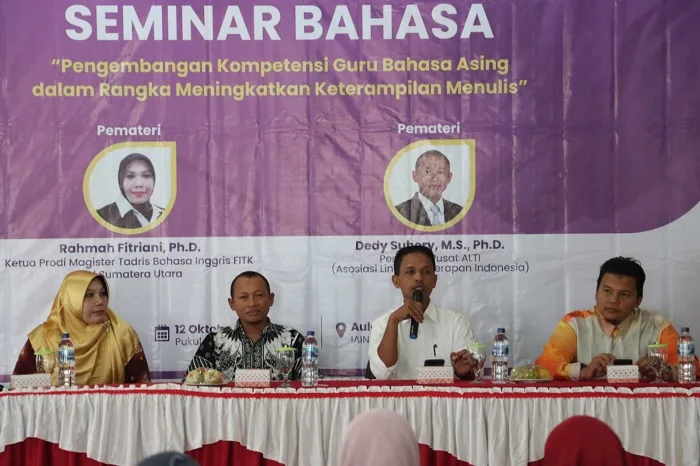 UPT Pengembangan Bahasa IAIN Langsa Gelar Seminar Keterampilan Menulis