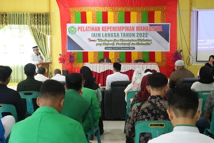 IAIN Langsa Gelar Pelatihan Kepemimpinan Mahasiswa Tahun 2022