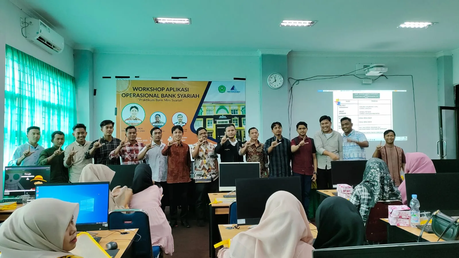 Mahasiswa FEBI IAIN Langsa Ikuti Workshop Aplikasi Operasional Bank Syari’ah