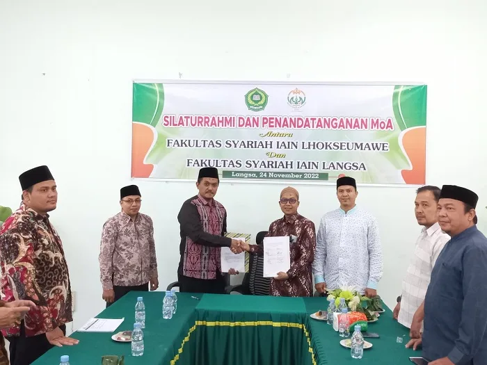 FASYA IAIN Langsa - FASYA IAIN Lhokseumawe Kolaborasi dalam MoA