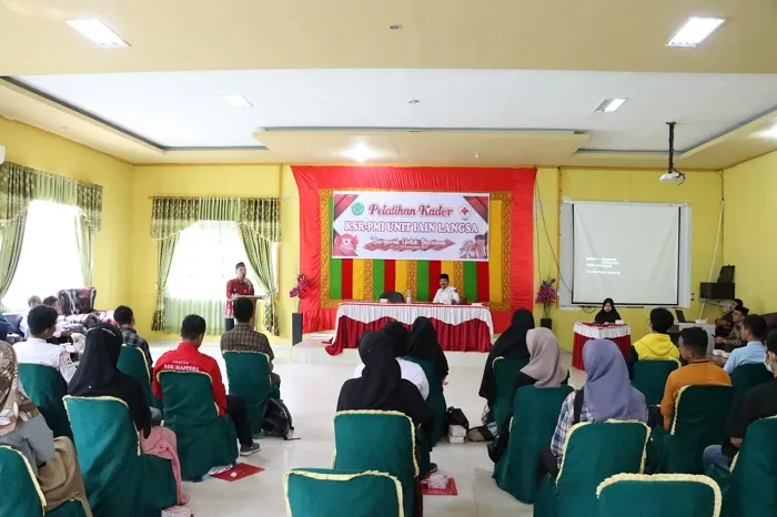KSR-PMI IAIN Langsa Gelar Pelatihan Kader