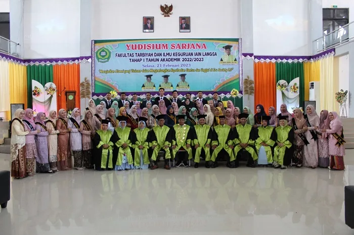 FTIK IAIN Langsa Yudisium 129 Lulusan Tahap I 2023