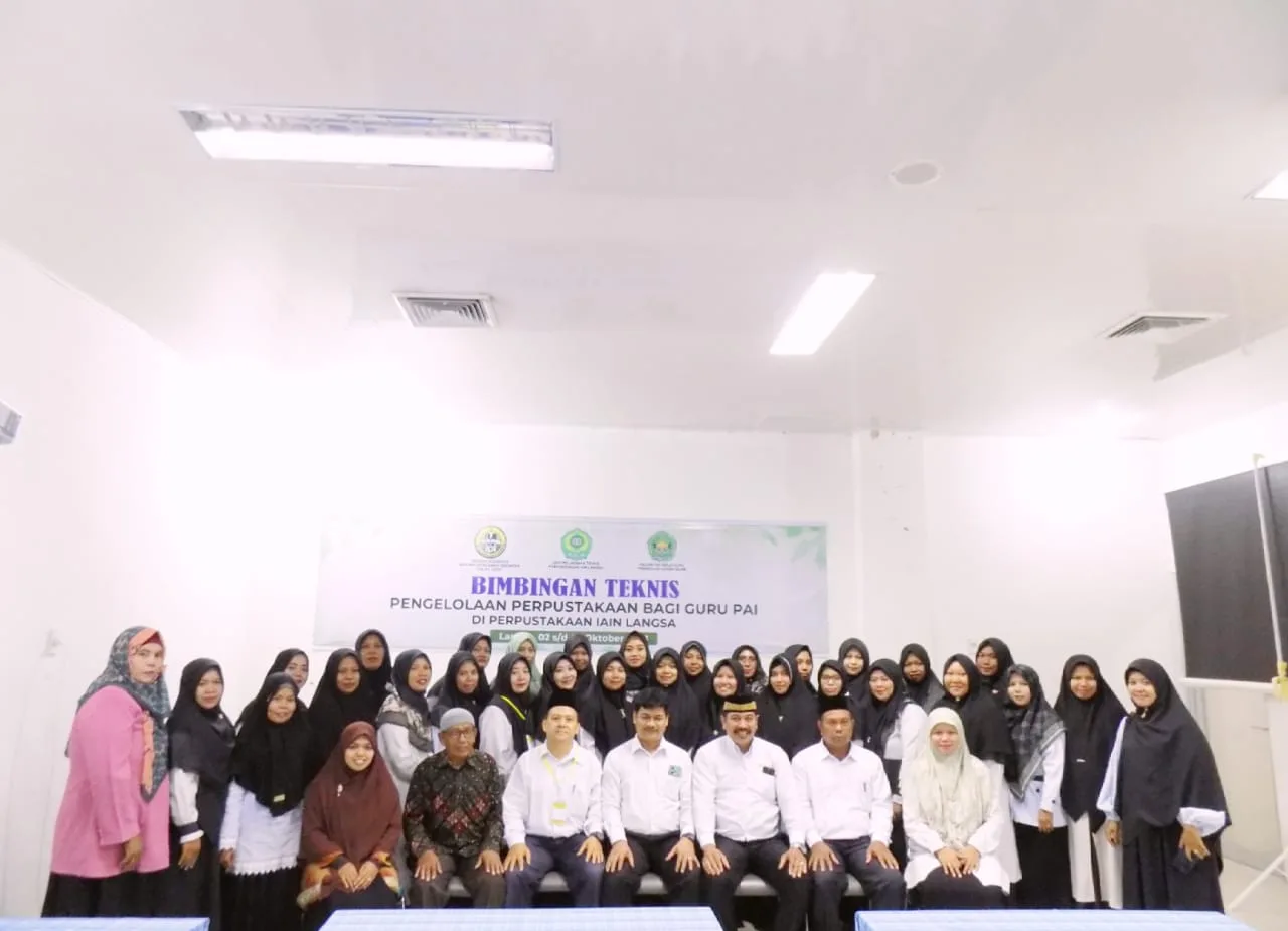 Perpustakaan IAIN Langsa Gelar Bimtek Pengelolaan Perpustakaan Bagi Guru PAI