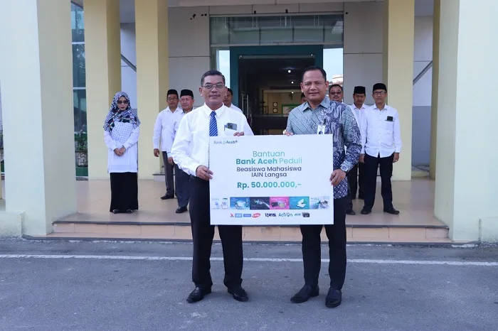 IAIN Langsa Terima Bantuan Pendidikan Bank Aceh
