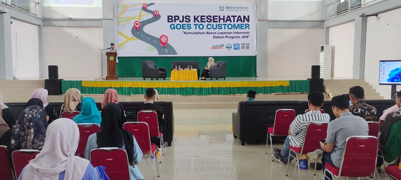 Warek III IAIN Langsa Buka Kegiatan Sosialisasi Program JKN BPJS Kesehatan Bagi Mahasiswa