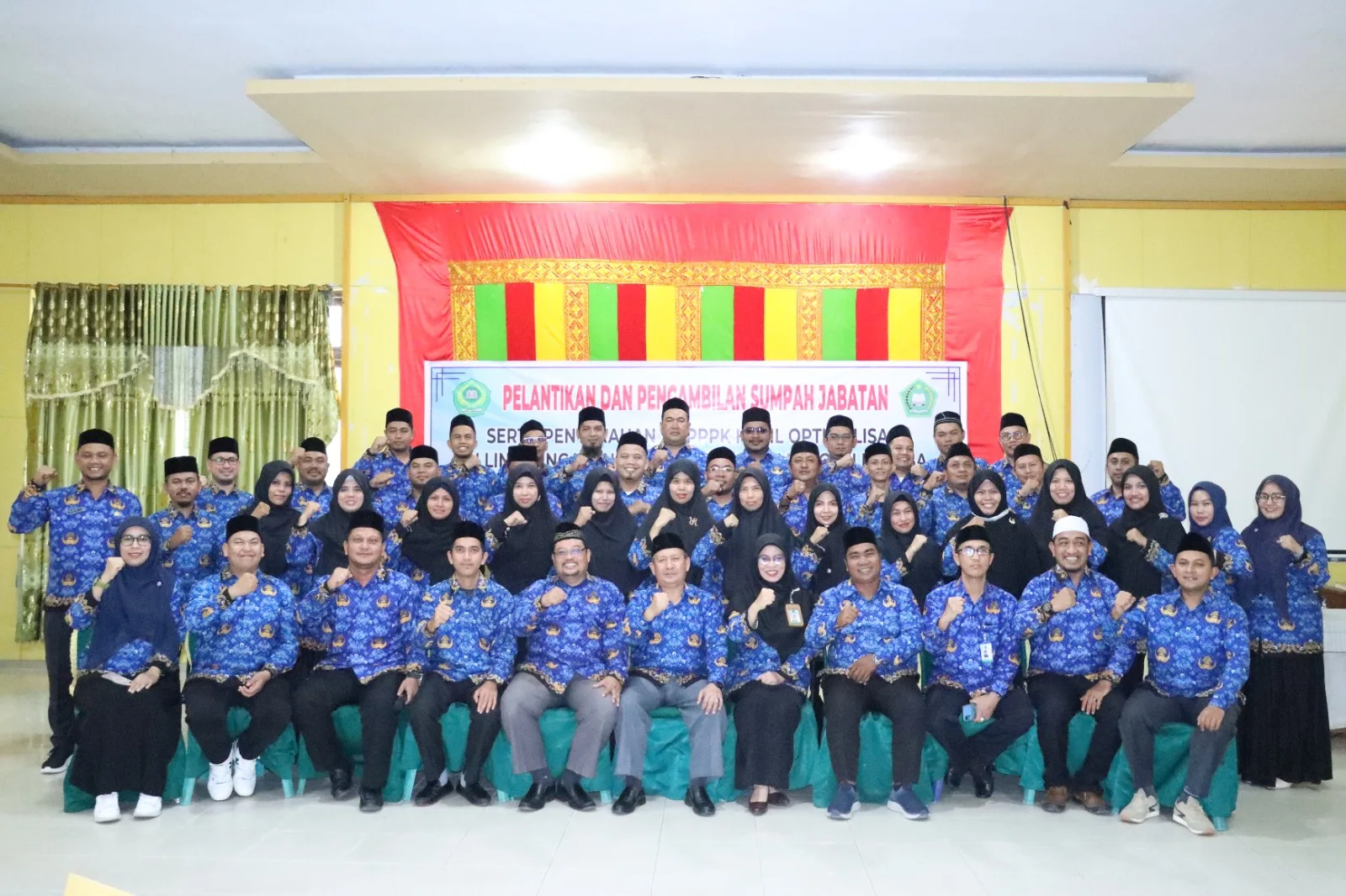 37 PPPK IAIN Langsa Hasil Optimalisasi Tahun 2022 Dilantik