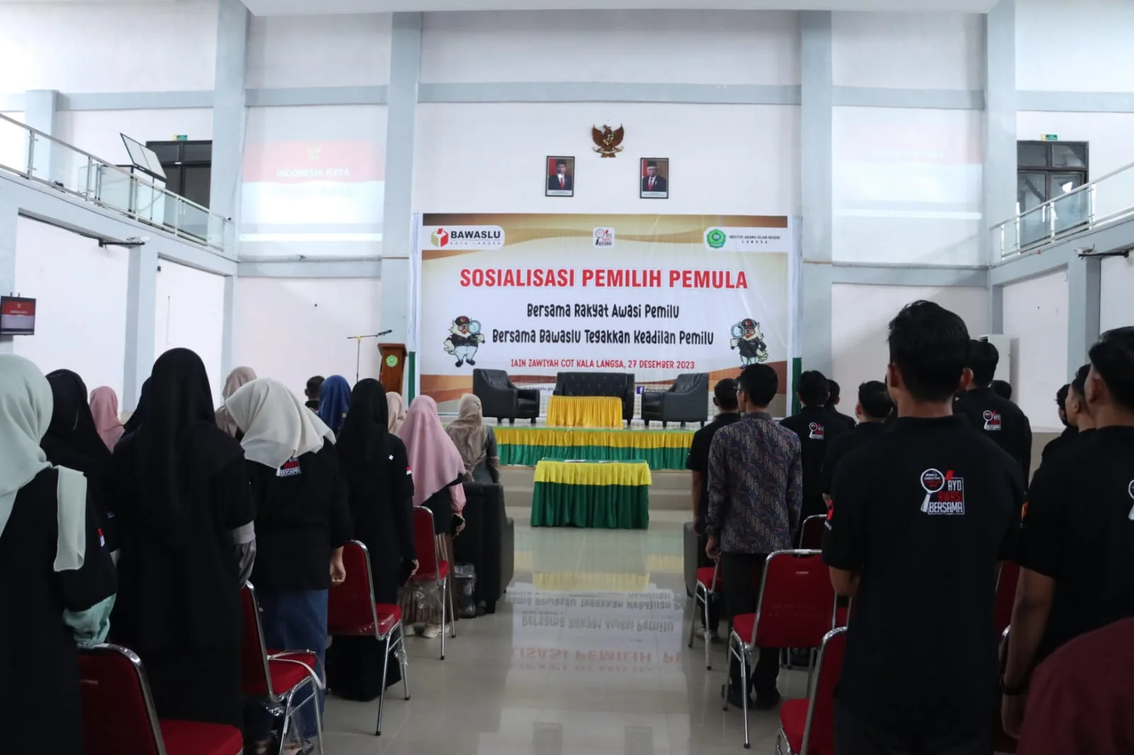 Mahasiswa IAIN Langsa Ikuti Sosialisasi Pemilu