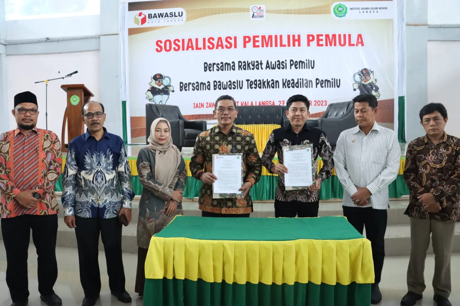 Lahirkan SDM Pengawasan Pemilu, IAIN Langsa Teken MoU Bersama Panwaslih Aceh