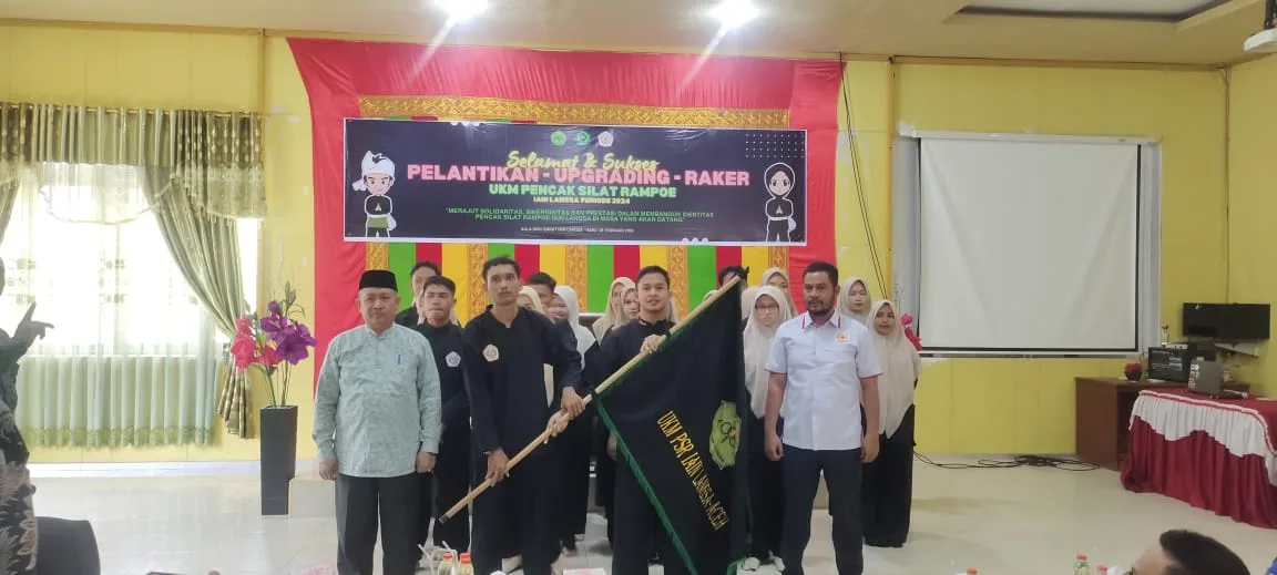 Warek III Lantik Pengurus UKM Pencak Silat Rampoe Periode 2024