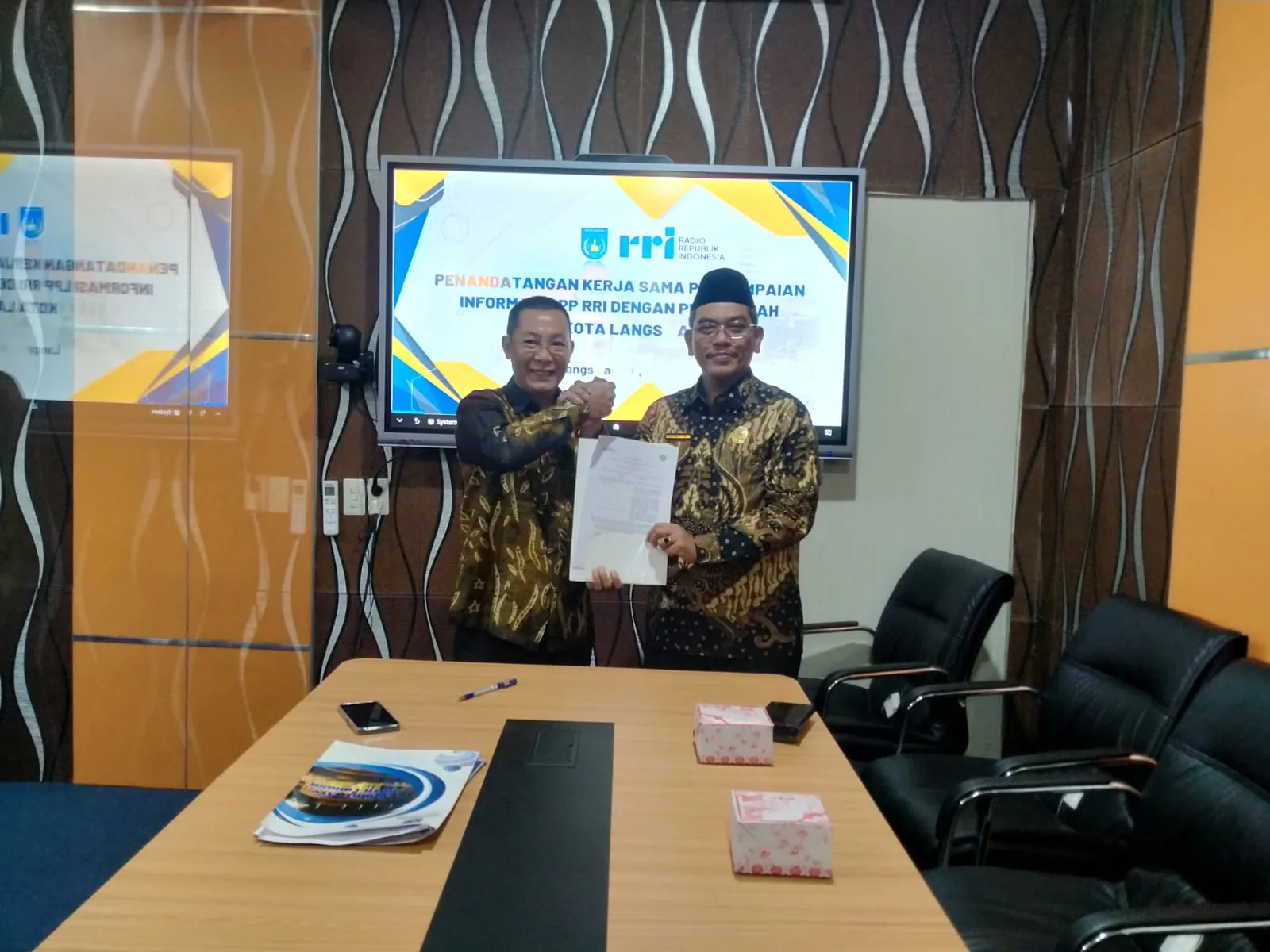 IAIN Langsa Bersama RRI Lhokseumawe Teken Kerjasama Bidang Penyiaran