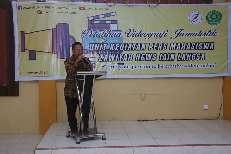 Mahasiswa IAIN Langsa Dilatih Videografi Jurnalistik