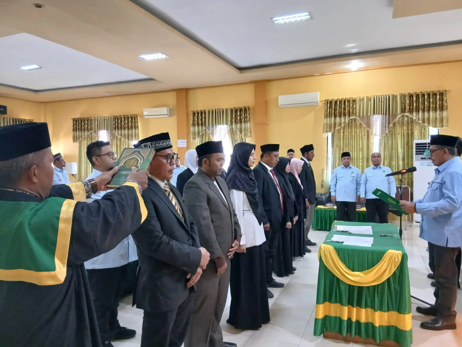 Rektor IAIN Langsa Lantik Sejumlah Pejabat, Diharapkan Mampu Perkuat Tata Kelola Perguruan Tinggi