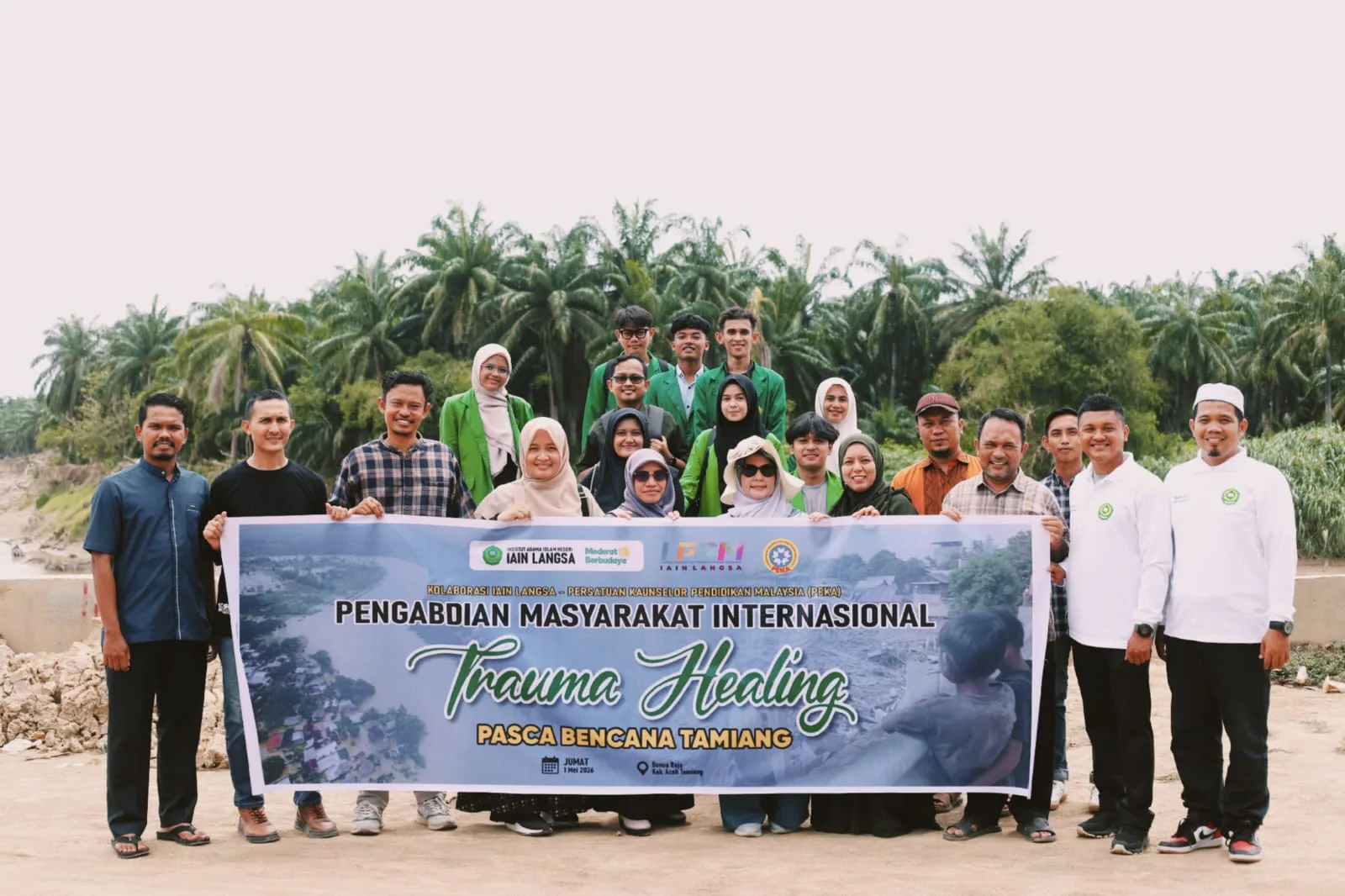 Bersama PEKA Malaysia, IAIN Langsa Gelar Pengabdian Internasional Trauma Healing
