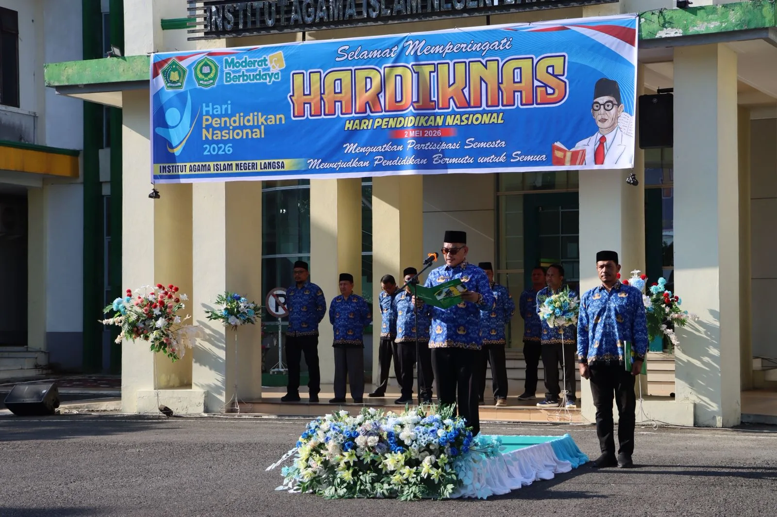 IAIN Langsa Gelar Upacara Peringatan Hardiknas 2026